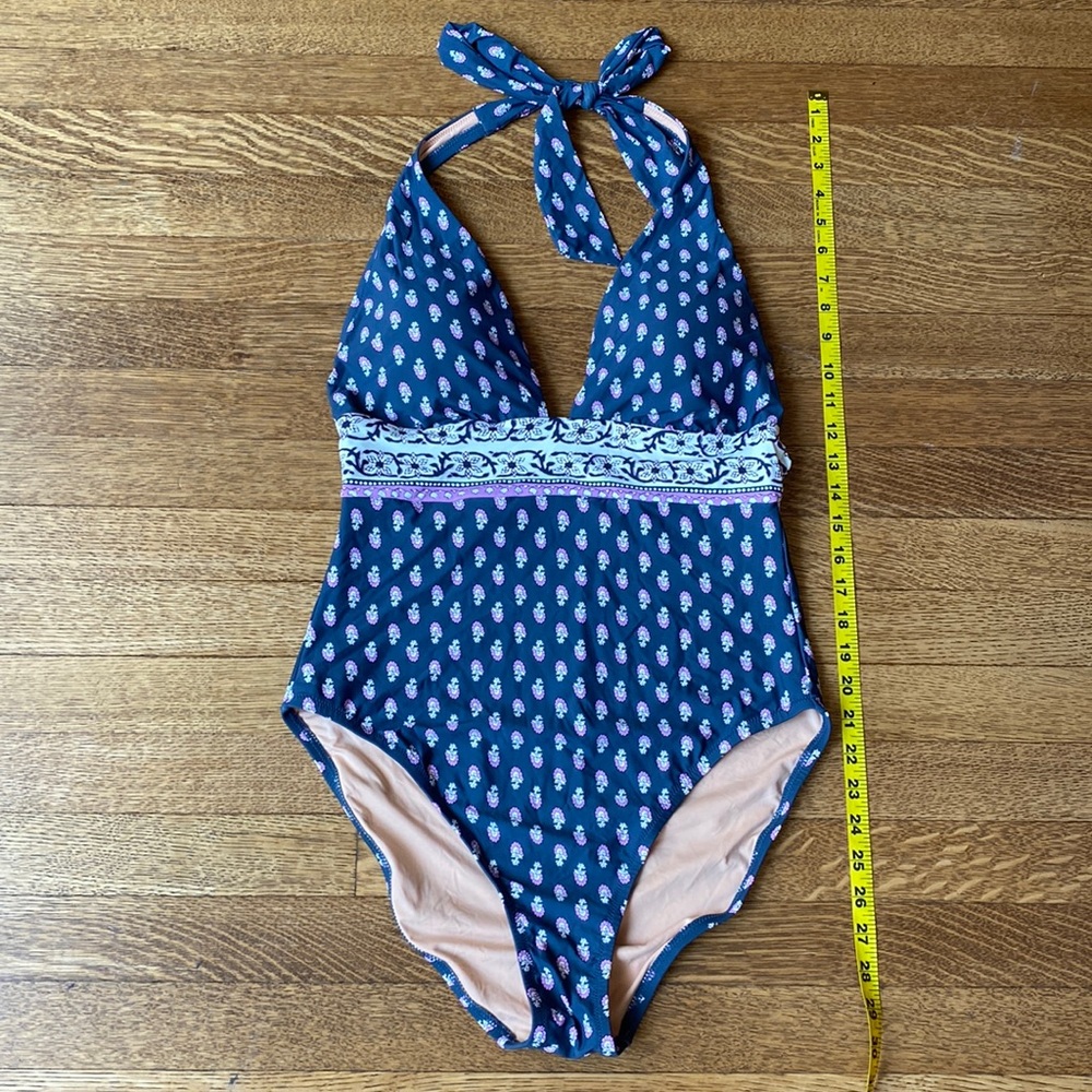 J Crew Halter Padded Swimsuit, size 12/14